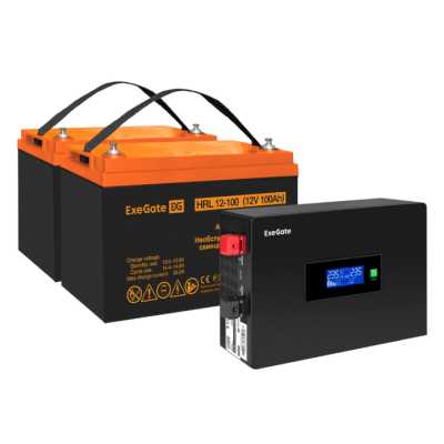 комплект ИБП ExeGate IdealSine SR-1500.LCD.2SH EX297442RUS