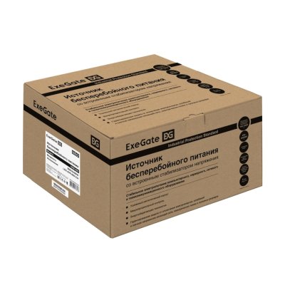 ИБП ExeGate Neo NNB-800.LED.AVR.8SH.CH Черный