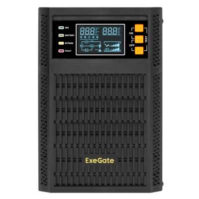 ИБП ExeGate PowerExpert TL-1000.LCD.AVR.2SH.USB.RS232.SNMP EX296947RUS Черный