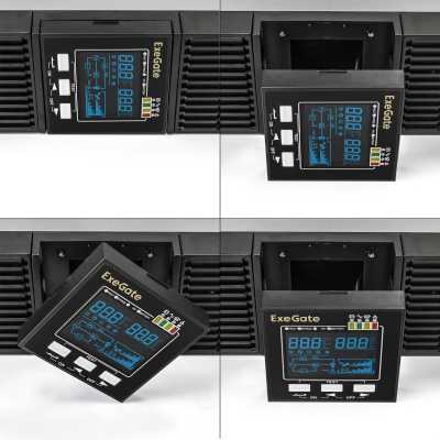 ИБП ExeGate PowerExpert ULS-575-6kVA.LCD.AVR.T.USB.RS232.SNMP.2U EX296959RUS Черный