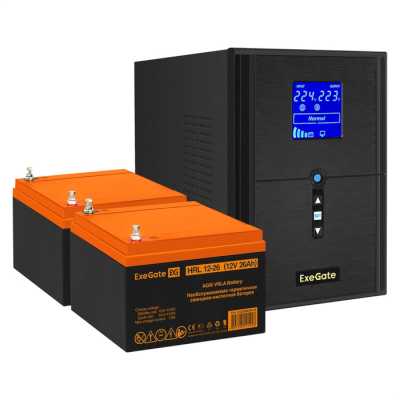 ИБП ExeGate SineTower SZ-2000.LCD.AVR.3SH.1C13.USB EX296836RUS