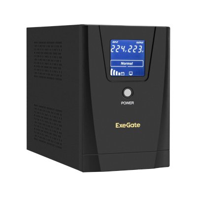 ИБП ExeGate SpecialPro Smart LLB-1200.LCD.AVR.C13.RJ.USB Черный