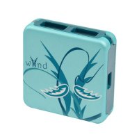 разветвитель USB G-Cube GUE-55W голубой