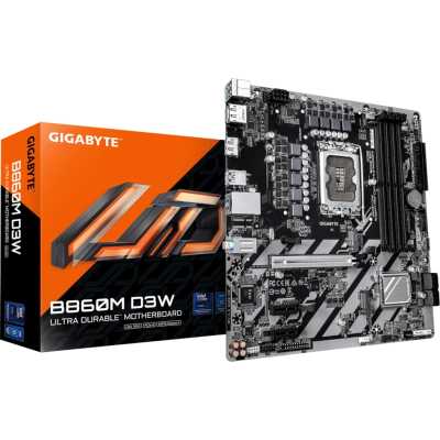 материнская плата GigaByte B860M D3W Черный