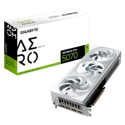 видеокарта GigaByte nVidia GeForce RTX 5070 12Gb GV-N5070AERO-12GD
