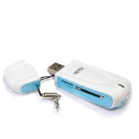 картридер Ginzzu GR-312W серый