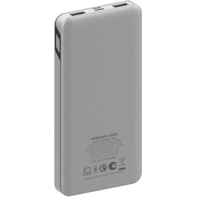 внешний аккумулятор Hiper MFX 10000 Silver