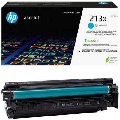 картридж HP 213X W2131X голубой