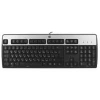 клавиатура HP 638214-B21 Черный-серебристый