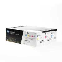 картридж HP 410X CF252XM голубой, желтый, малиновый