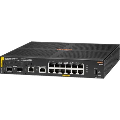 коммутатор HPE Aruba 6000 12G Class4 PoE 2G/2SFP R8N89A