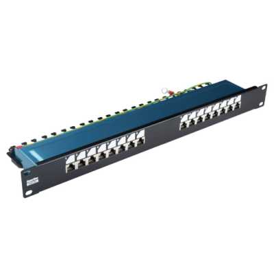 патч-панель Hyperline PP3-19-16-8P8C-C5E-SH-110D
