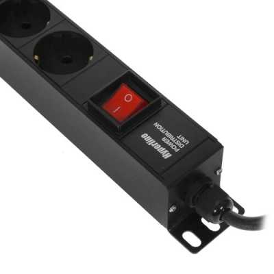 блок розеток Hyperline SHE-12SH-S-2.5EU