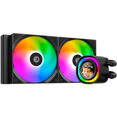 кулер ID-Cooling FX240 LCD Black Черный