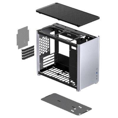 корпус Jonsbo D30 Silver TG