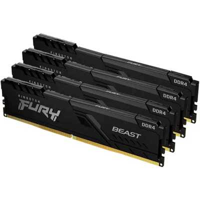 оперативная память Kingston Fury Beast Black PnP KF426C16BBK4/64