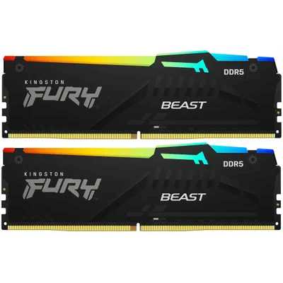 оперативная память Kingston Fury Beast Black RGB Expo KF564C32BBEAK2-32