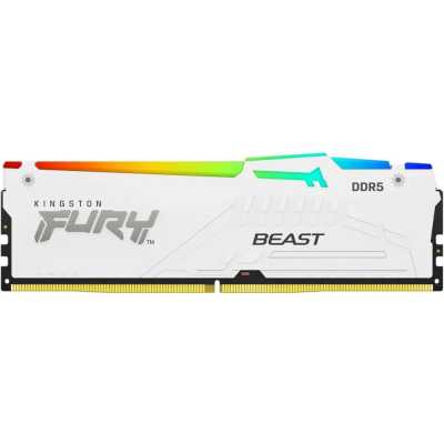 оперативная память Kingston Fury Beast White RGB KF560C36BWE2A-16