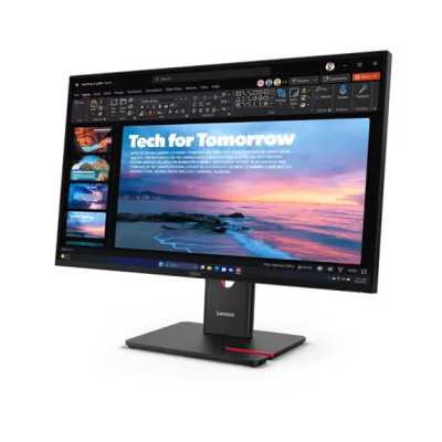 монитор Lenovo ThinkVision T27QD-40 64AAGAT2UK Черный