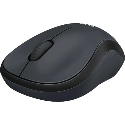 мышь Logitech M220 Silent Grey 910-006127 Черный-серый