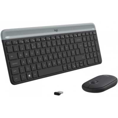 клавиатура Logitech MK470 920-009180 Графитовый, светло-серый