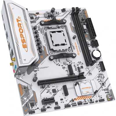 материнская плата Maxsun eSport B850M WiFi ICE Белый