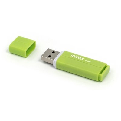 флешка Mirex 4GB 13600-FMULGN04 Зеленый
