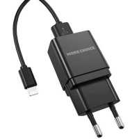 сетевое зарядное устройство More choice NC33i Black Черный