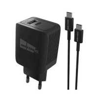 сетевое зарядное устройство More choice NC71Sa Black Черный
