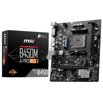 материнская плата MSI B450M-A Pro Max II