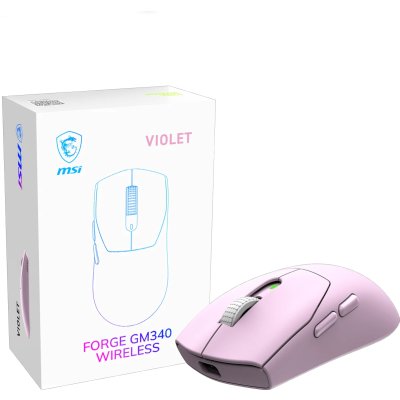 мышь MSI Forge GM340 Wireless Violet Розовый