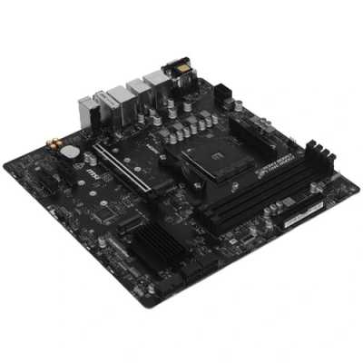 материнская плата MSI Pro B550M-P WIFI6E Черный