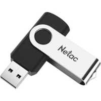 флешка Netac 256GB NT03U505N-256G-30BK Черный, серебристый