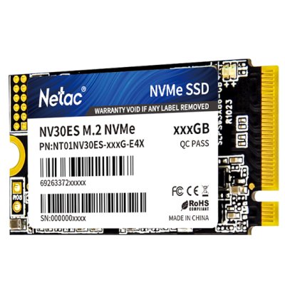 SSD диск Netac NV30ES 1Tb NT01NV30ES-1T0-E4X Черный