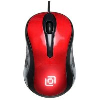 мышь Oklick 385M Black-Red Красный-черный