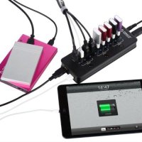 разветвитель USB Orico H10C1-U3-BK черный