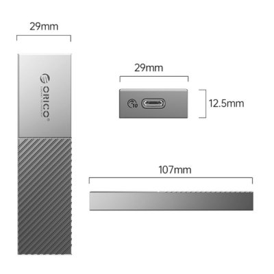 корпус для SSD Orico ORICO-FV09C3-G2-GY-BP