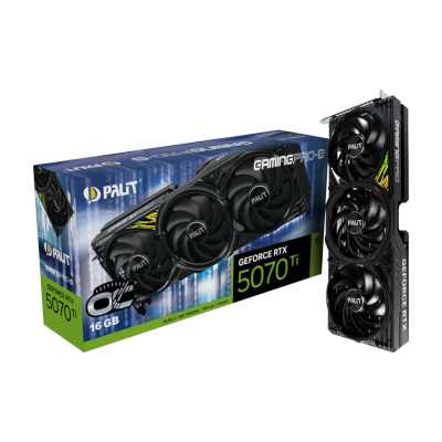 видеокарта Palit nVidia GeForce RTX 5070 Ti GamingPro-S OC 16Gb NE7507TS19T2-GB2031U