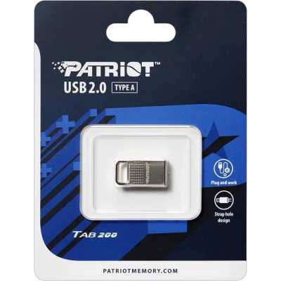 флешка Patriot 16GB Tab 200 PSF16GT200S2U Серебристый