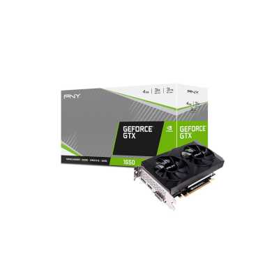 видеокарта PNY nVidia GeForce GTX 1650 Dual Fan 4Gb VCG16514D6DFXPB1