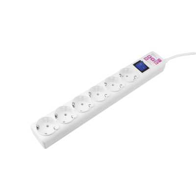 сетевой фильтр Power Cube SPG6-16-0,5M белый