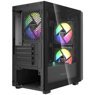 корпус PowerCase Mistral Micro SM04 ARGB Black