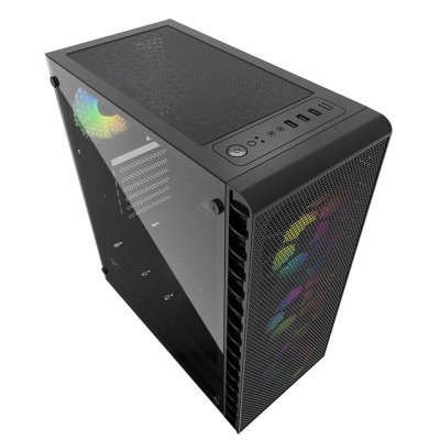корпус PowerCase Mistral Z4С Mesh ARGB Black