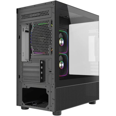 корпус PowerCase Vision Micro M2 ARGB Black