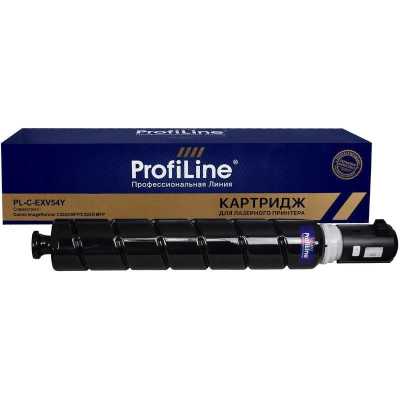 тонер-картридж ProfiLine PL_C-EXV54Y_Y желтый