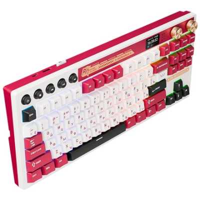 клавиатура Royal Kludge M87 6977576550762 Белый-красный