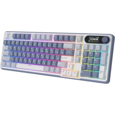 клавиатура Royal Kludge RK-S98 Ocean Blue 6977576550601 Голубой-белый