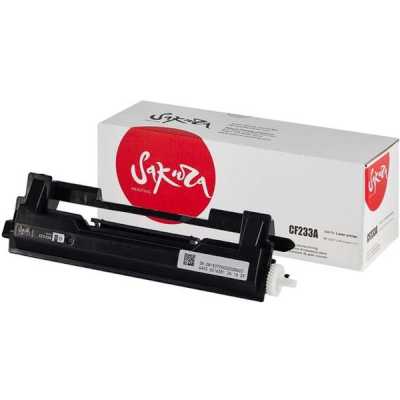 картридж Sakura SACF233A черный
