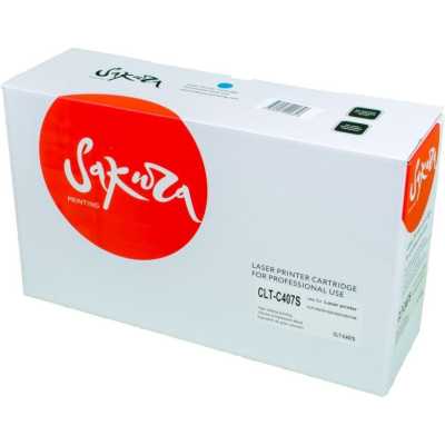 картридж Sakura SACLTC407S голубой