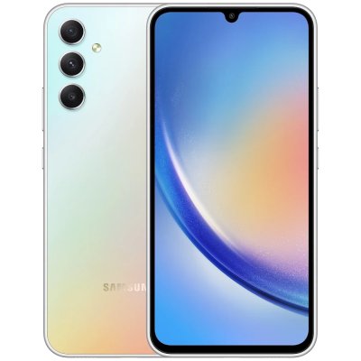 смартфон Samsung Galaxy A34 5G 8/256GB Silver SM-A346EZSECAU серебристый